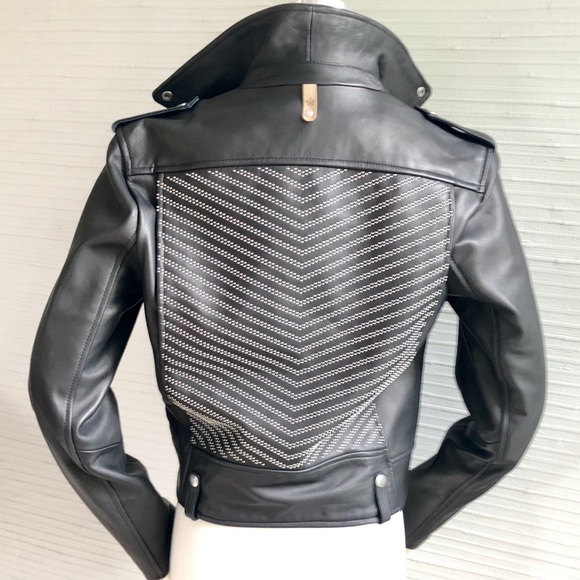 Mackage Jackets & Blazers - NEW MACKAGE BAYA-ST STUDDED LEATHER MOTO JACKET  M